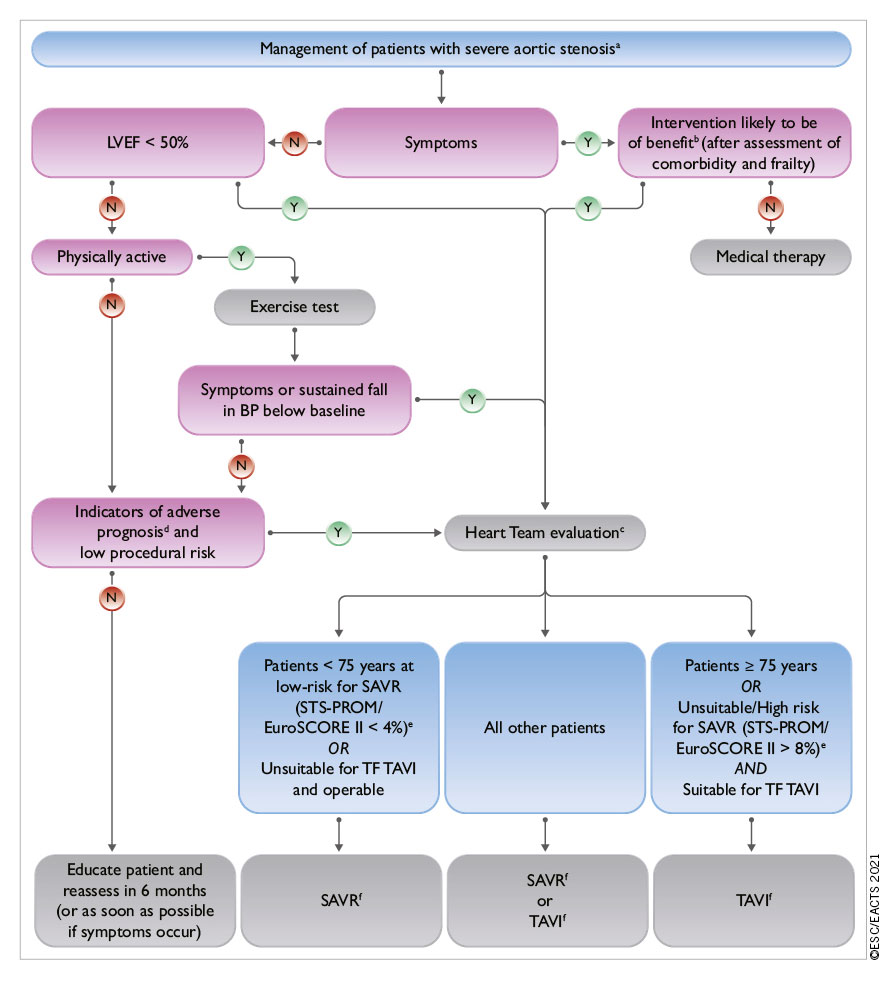 2021 Esceacts Guidelines For The Management Of Valvular Heart Disease